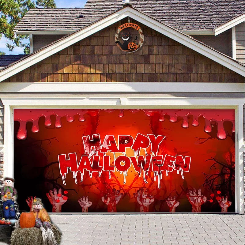 Last Day Sale 49% OFF - Halloween 2023 Garage Door Decoration