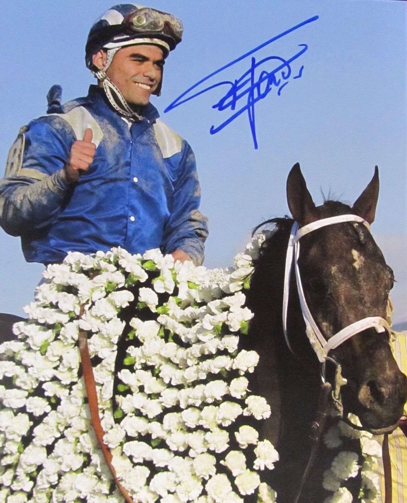 FERNANDO JARA AUTOGRAPHED SIGNED HORSE RACING 8 x 10 Photo Poster painting COA & HARD TOP LOADER