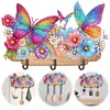 Rainbow Butterfly & Flower - 5D DIY Hooks - 28*17CM