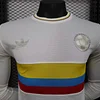 2024 Long Sleeve Player Version Colombia 100th White Football Shirt 1:1 Thai Quality