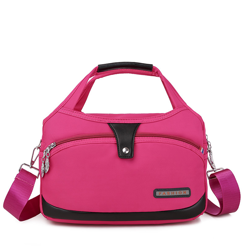 Large-capacity waterproof and anti-theft fashion handbag