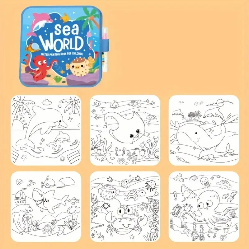 Magic Water Coloring Books for Toddlers 