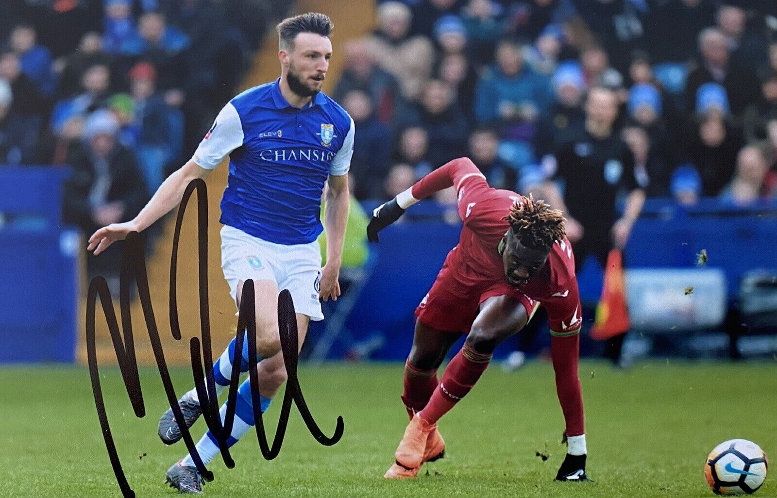 Morgan Fox Genuine Hand Signed Sheffield Wednesday 6X4 Photo Poster painting