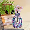 Vase Papillon  En Bois-Ornement De Bricolage