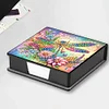 (US Local)Dragonfly Diamond Painting Memo Pad Holder Mosaic Kit for DIY Art Craft