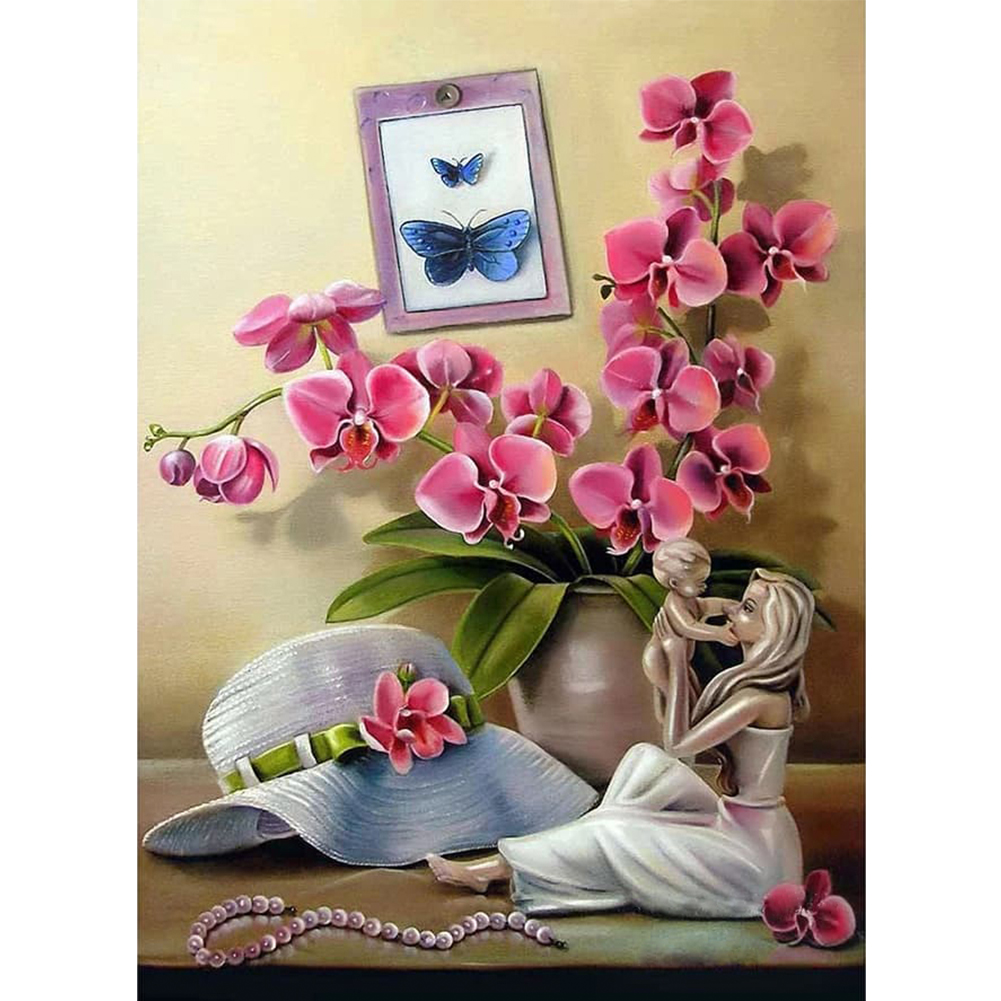 

Flower Mother - Round Drill Diamond Painting - 30*40CM, 501 Original