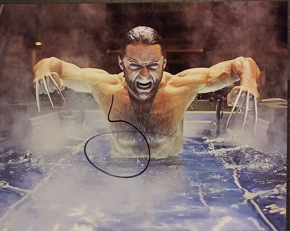 Hugh Jackman signed 8x10