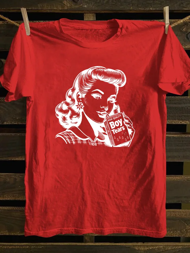 Boy Tears Retro T-shirt