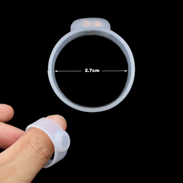 

2Pcs Magnetic Slimming Toe Rings Body Lose Weight Burn Fat Silicone Tool, White, 501 Original