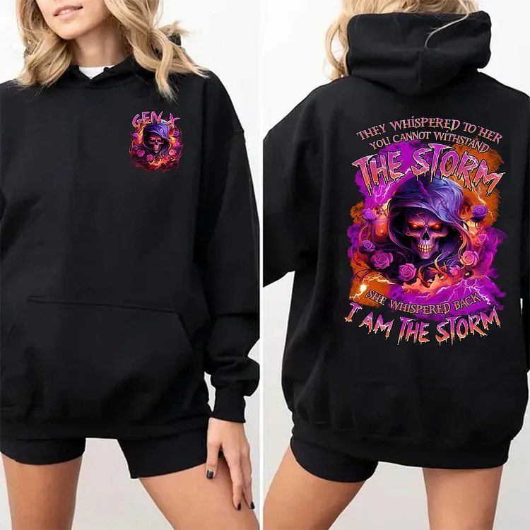 Gen X Hoodie - I Am The Storm Reaper FAFO Design, Two-Sided Classic Fit Sweatshirt, V-neck, T-shirt