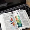 4Pcs Diamond Painting Hummingbird Flowers Bookmark Making Kit for Book Lovers