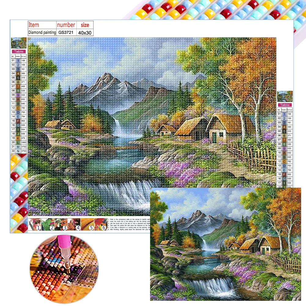 Landscapes - Full Square - Diamond Painting (40*30cm)