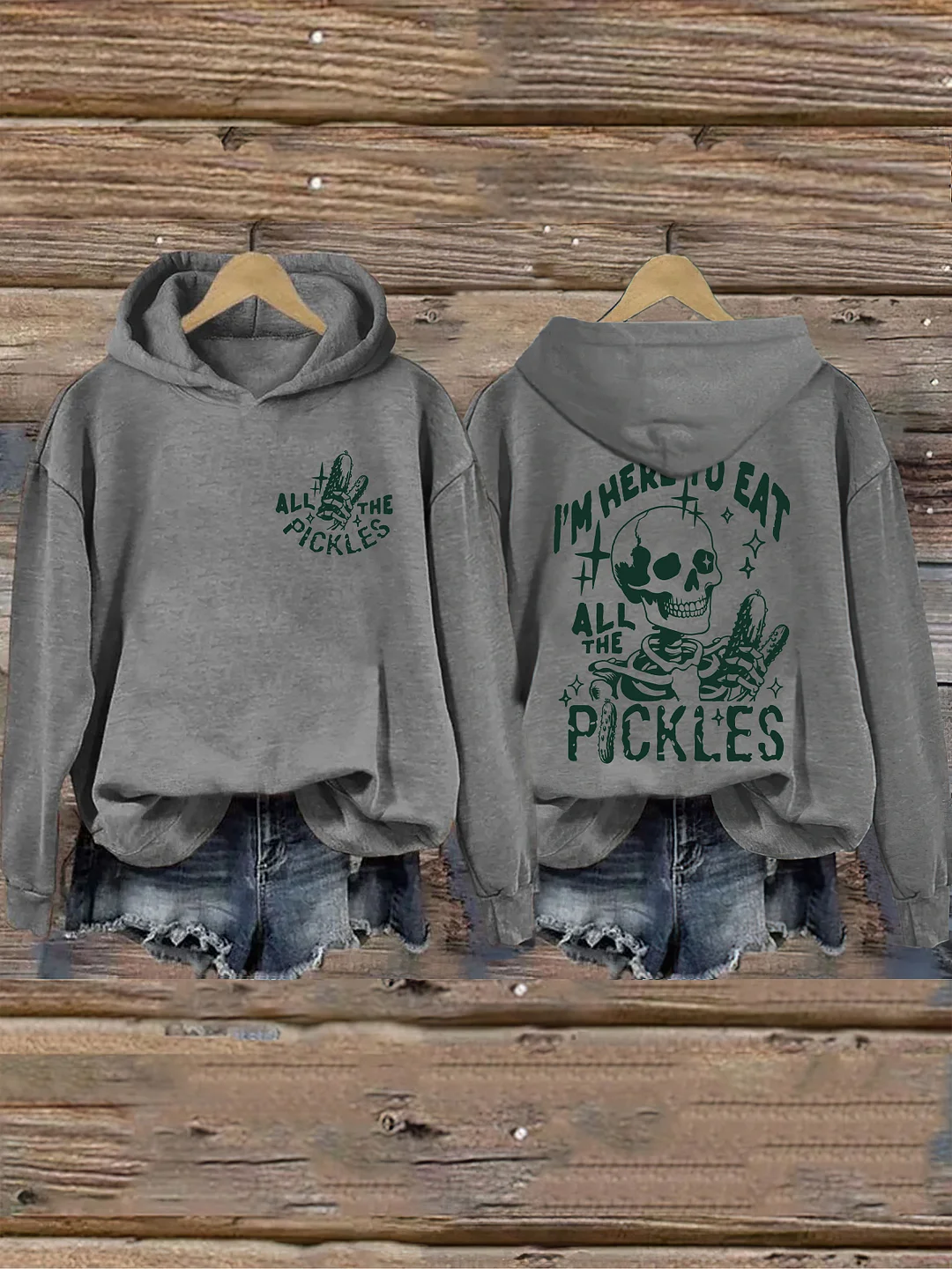 I'm Here To Eat All The Pickles Hoodie