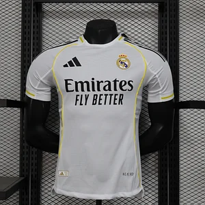 2025/2026 Player Version Real Madrid Home Football Shirt1:1 Thai Quality