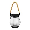 Solar Lanterns Lights with Dual Charging Modes of Solar & Type-C Flickering Flame Garden Light for Garden Yard Patio Decorative