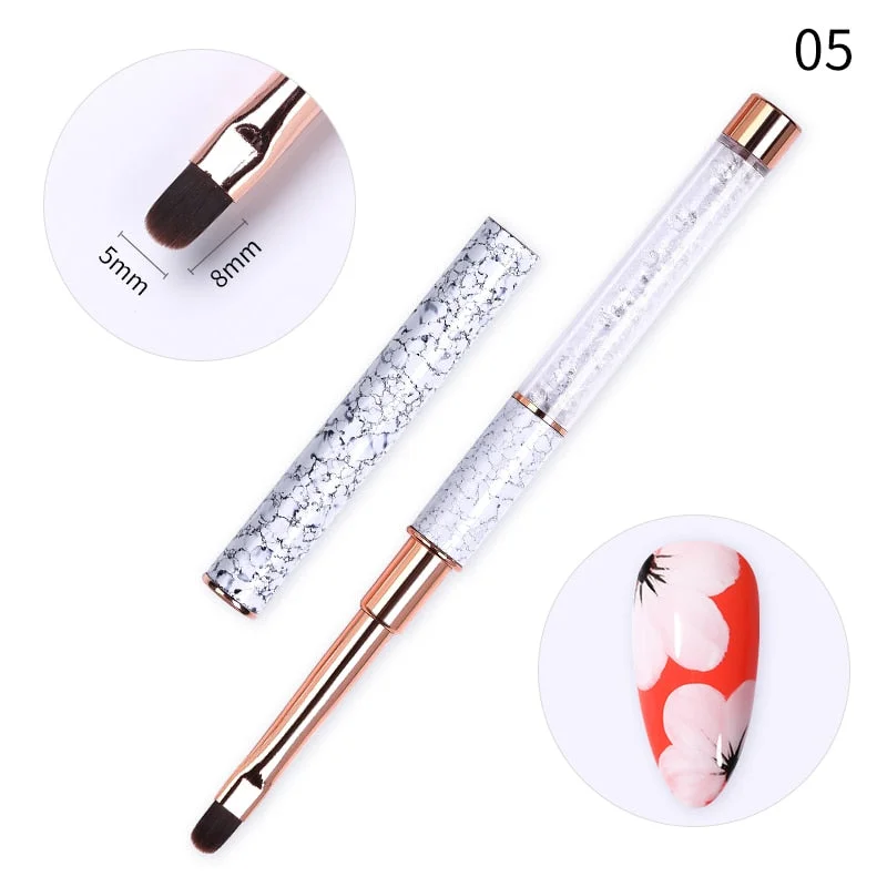 Liner Nail Art Acrylic Liquid Powder Carving UV Gel Extension extension Painting Brush Lines Liner Drawing Pen Manicuring Tools-Nail Inspo