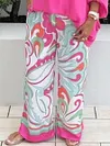 Summer Solid Color One-shoulder Casual Two-piece Suit