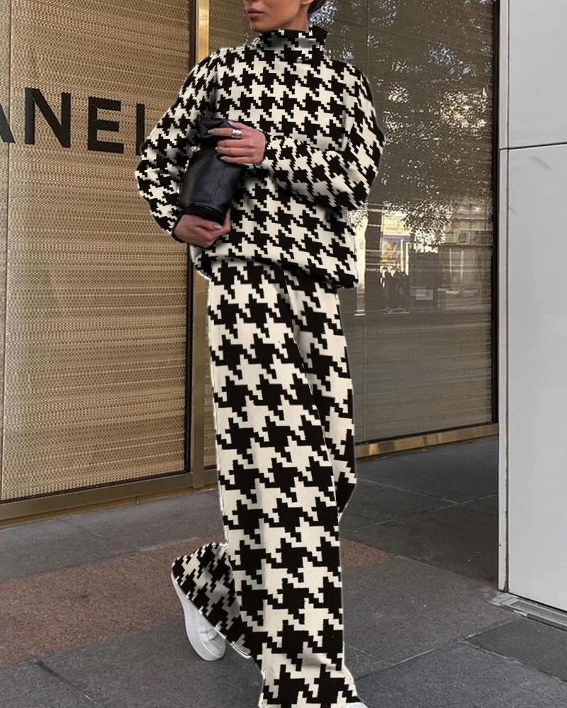 Women‘s Loose Casual Two-Piece Suit b147