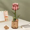 Wooden flower flower building block flower assembly diy flower arrangement children's puzzle gift