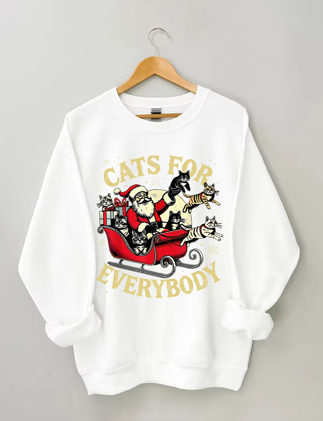 Christmas Cats For Everybody Sweatshirt