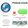 Diamond Painting Acrylic Detroit Lions Diamond Painting Tabletop Ornaments Kit Decor