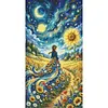 Floral Skirt Back View Full DIY 5D Round Drill Diamond Art Kits Large Size 40*70cm Diamond Dots Paintings Picture Arts Craft Diamond Crystal Rhinestones Painting Kits for Adults/Beginners Gift Idea