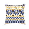 Blue Floral Plush Home Living Creative Sofa Cushion Pillow Cover