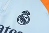 2024/2025 Real Madrid Baby Blue And Yellow Half-Pull Training Suit Football Jersey  1:1 Thai Quality