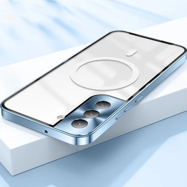 Suitable for Samsung S22/S21 ultra-thin metal magnetic mobile phone case
