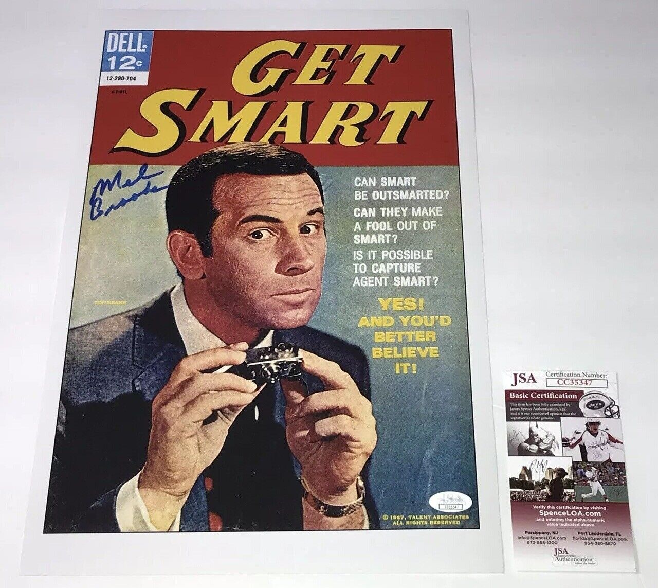 Mel Brooks GET SMART Signed 11x17 Photo Poster painting JSA COA In Person Autograph