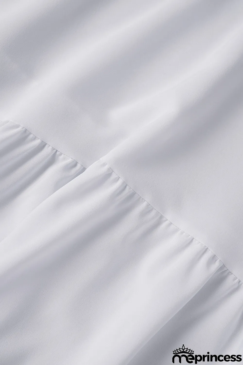 White Plus Size Casual Solid Fold Vests Solid Color Square Collar A Line