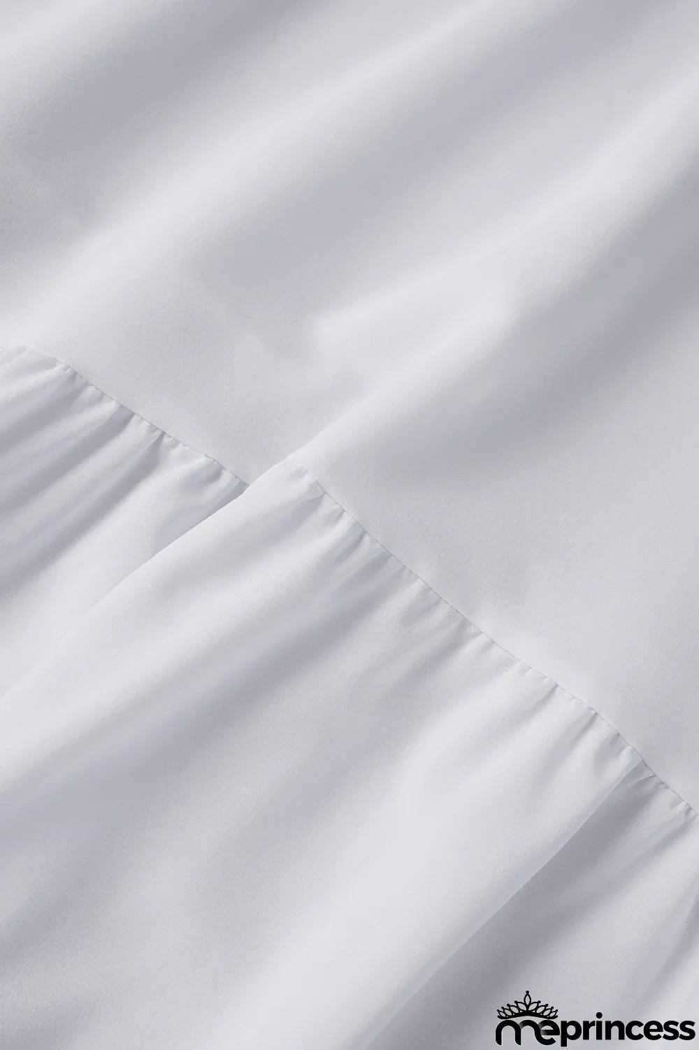 White Plus Size Casual Solid Fold Vests Solid Color Square Collar A Line