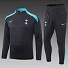 2024/2025 Tottenham Half-Pull Training Suit Black Jersey 1:1 Thai Quality Set