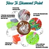 8PCS Diamond Painting Acrylic Coffee Coaster Kit with Holder for Beginner