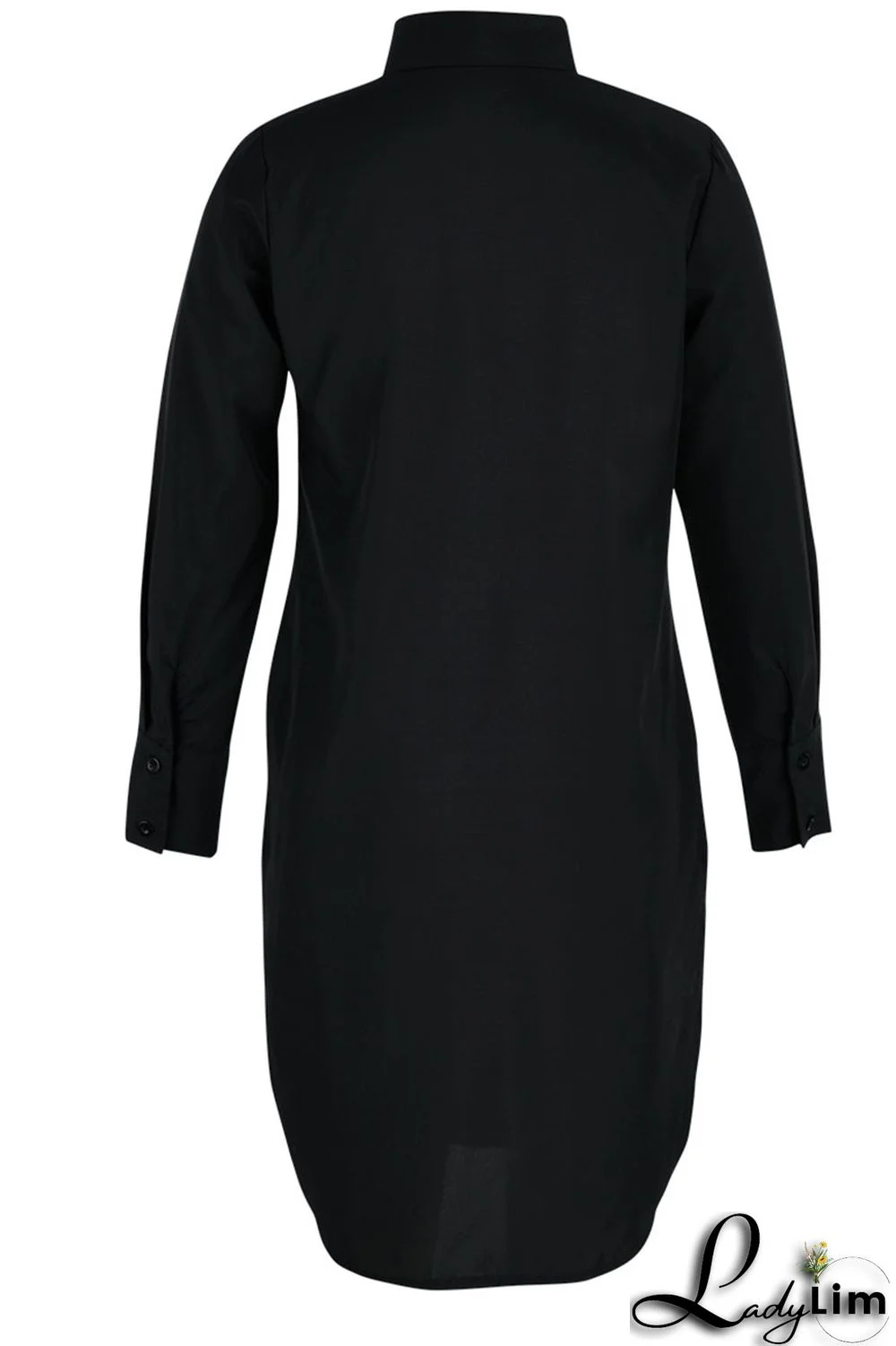 White Casual Solid Patchwork Buckle Asymmetrical Turndown Collar Tops