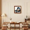 (US Only)Paint By Numbers Kit On Canvas DIY Oil Art Cat Picture Home Wall Decor40x40cm