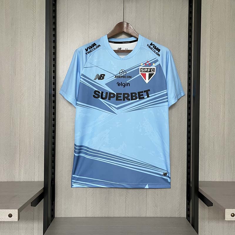 2025-2026 Sao Paulo Goalkeeper home All Sponsor Football Shirt 1:1 Thai Quality- Maxi Kit