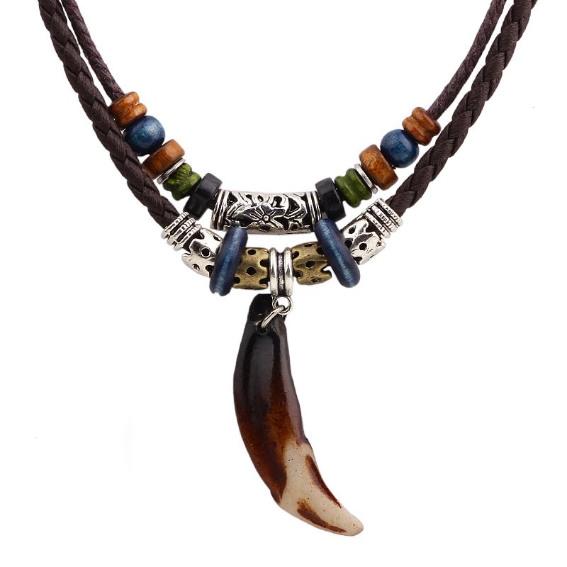 Men'S Fashion New Ethnic Necklace