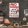 No Trespassing - Metal Tin Signs(8*12Inch/12*16Inch)