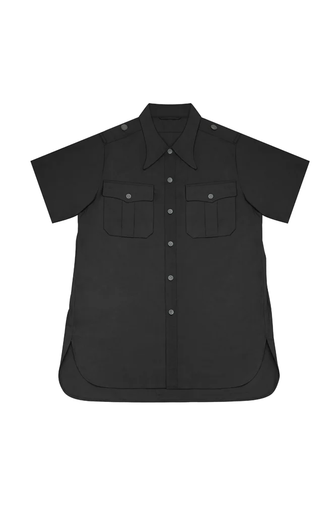   Wehrmacht/Elite Panzer Black Short Sleeve Shirt German-Uniform