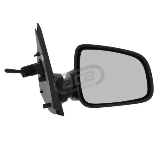 Dronehint Cable Control Wing Door Mirror Dacia Logan 2013-2021 Black Cover Right Hand Side Parts