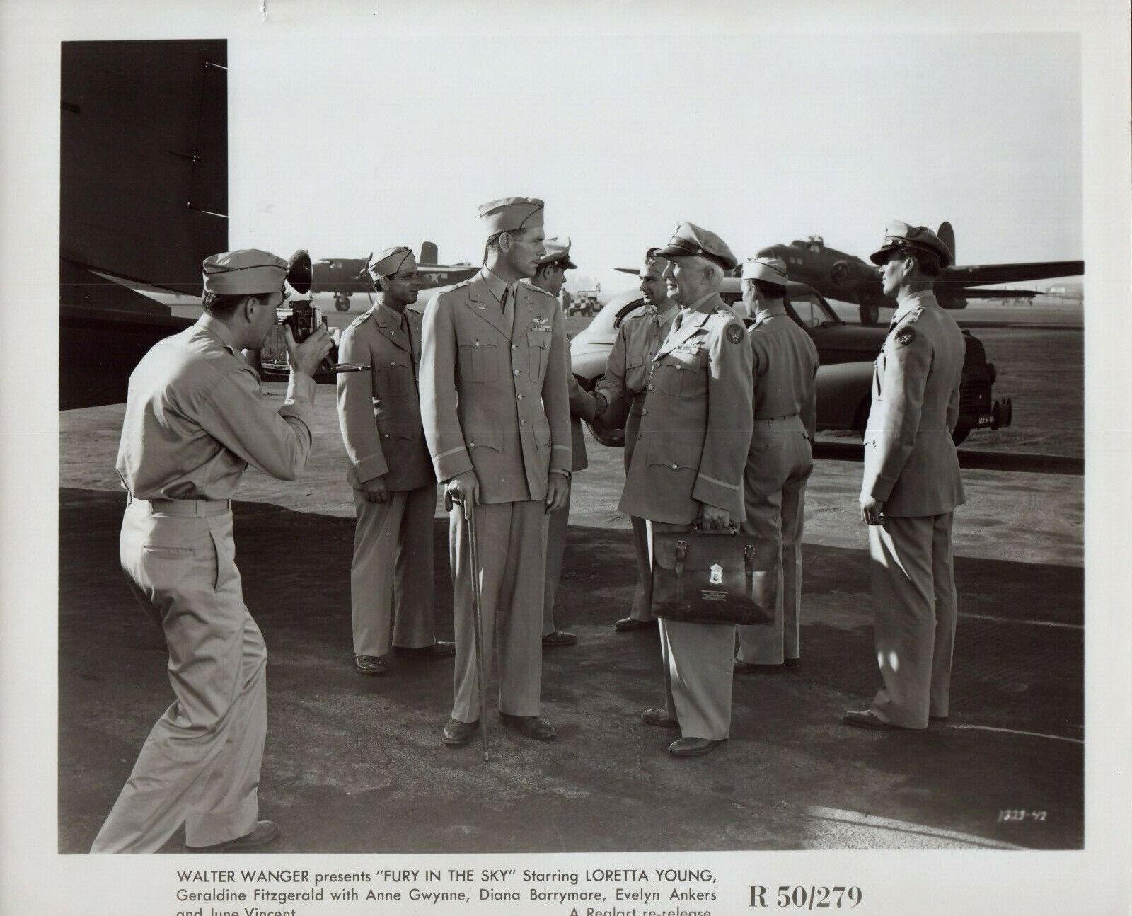 FURY IN THE SKY LADIES COURAGEOUS 1950 Vintage Movie Promo 8x10 Photo Poster painting