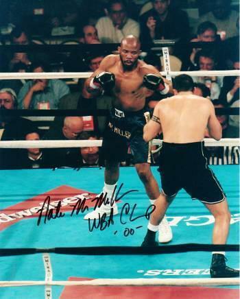 Nate Miller Boxing SIGNED AUTOGRAPHED 10 X 8