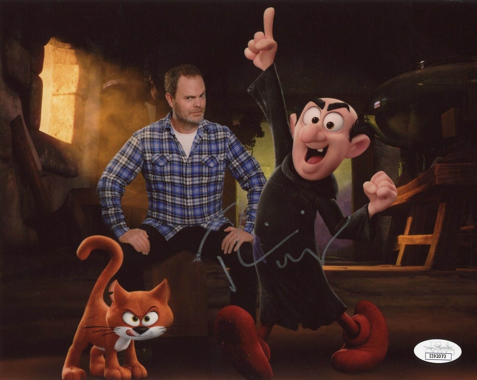 Rainn Wilson Signed 8x10 Photo Poster painting JSA COA Autograph Smurfs Movie Gargamel