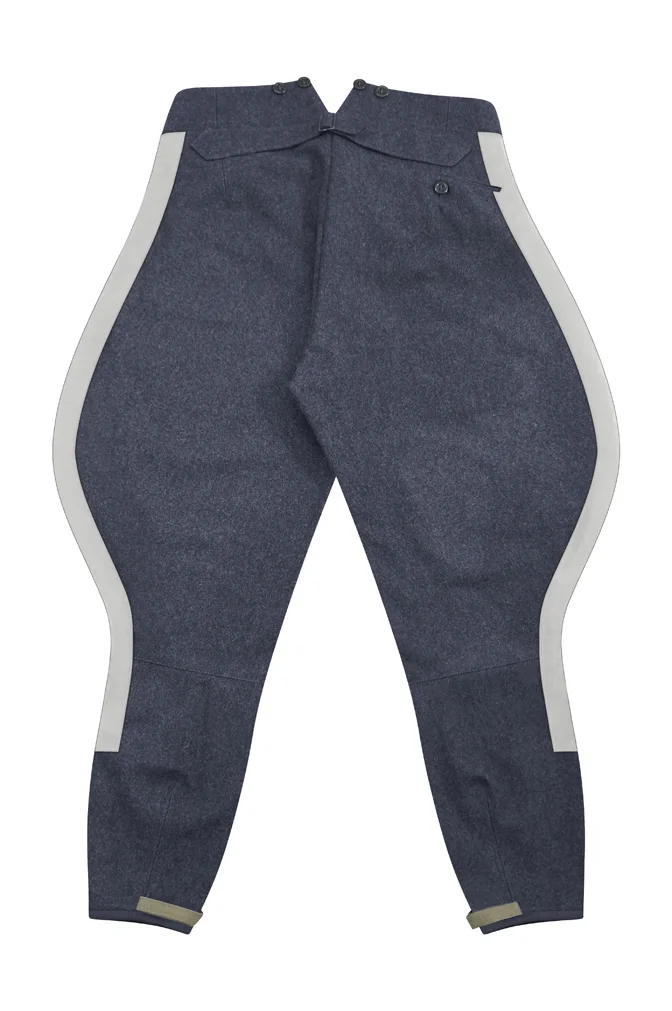   Luftwaffe German General Blue Grey Wool Breeches German-Uniform