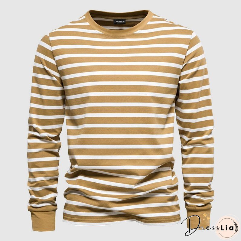 Frank Hardy Premium Striped Cotton Sweatshirt