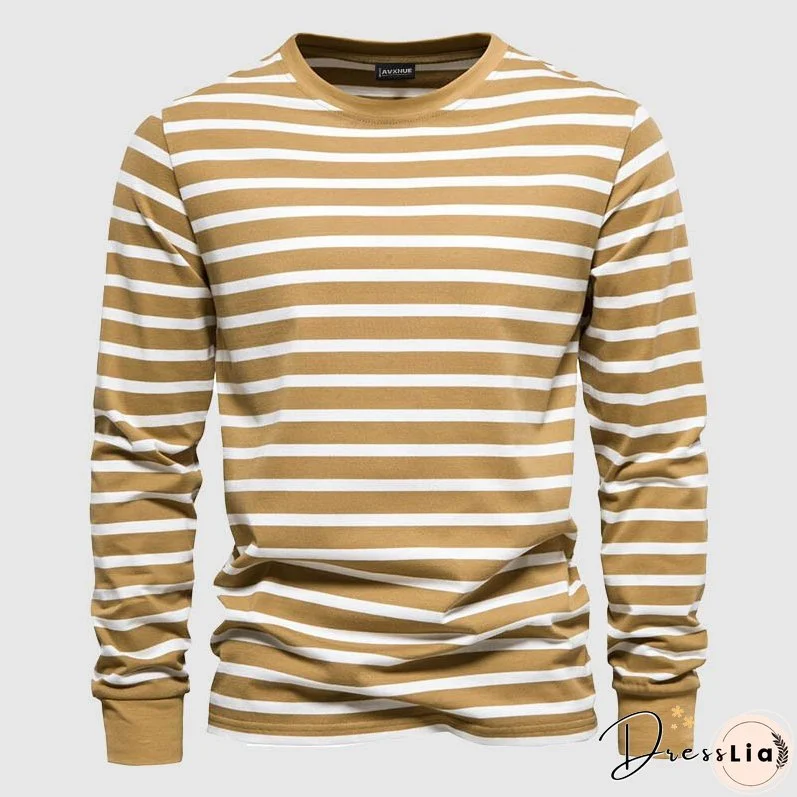 Frank Hardy Premium Striped Cotton Sweatshirt