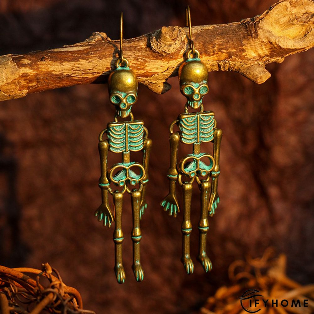 Dark Wind Necklace Human Skeleton Skeleton Ghost Hands Holding Pendant Couple Necklace | IFYHOME