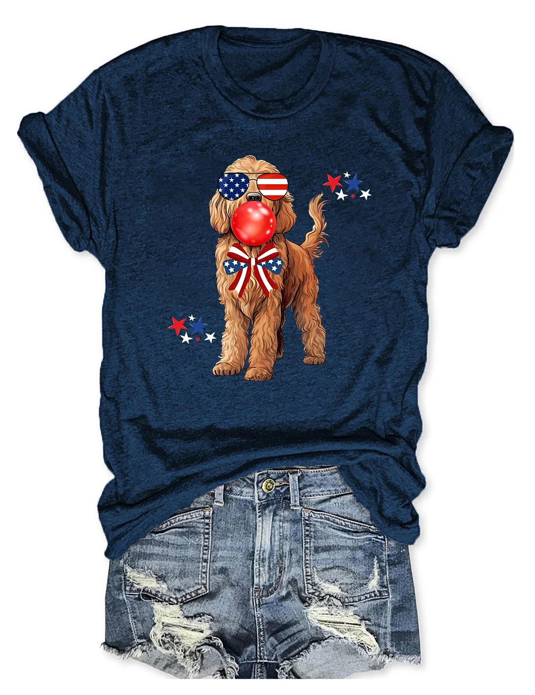 Goldendoodle 4th Of July T-shirt