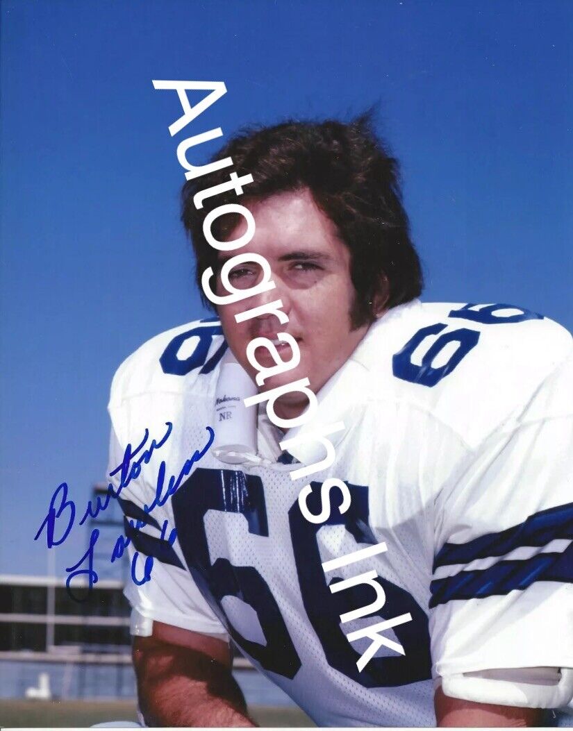 Burton Lawless Autographed 8x10 Dallas Cowboys#2